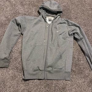 nike grey rare vintage air max zip up hoodie